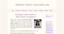 Desktop Screenshot of private-piano-teacher.com